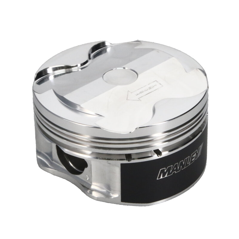 Ford Coyote Engine Piston Set - Manley Performance - Platinum Extreme Duty +1cc Dish 3.667in Bore - `18-`27